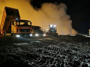 Загоряння на полігоні. Попередня версія експертів – умисний підпал з чотирьох сторін