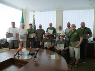 У Кривому Розі відзначили провідних спортсменів серед ветеранів війни та учасників бойових дій, які беруть участь у міжнародних та Всеукраїнських змаганнях