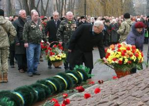 В Кривом Роге состоялся митинг в честь 27-й годовщины вывода войск из Афганистана