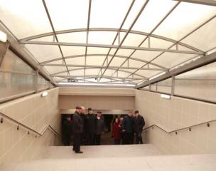 После капитального ремонта открыта вторая очередь подземного пешеходного перехода на Площади Освобождения