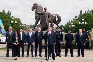 В Кривом Роге приняла присягу новая патрульная полиция (фото)