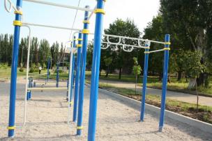 У сквері «Металургів» створюється найбільший спортивно-ігровий майданчик Кривого Рогу