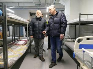 О. Вілкул: У Кривому Розі, задля безпеки лікарів та пацієнтів, капітально ремонтуємо укриття в закладах охорони здоров’я. Реалізуємо 5 проєктів з будівництва захисних споруд